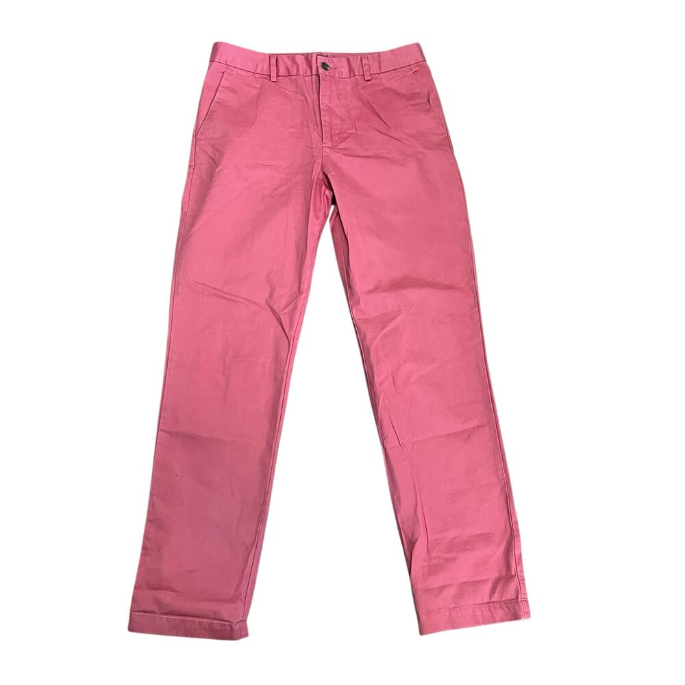 Polo Ralph Lauren Chino Jeans Boys Size 18 or Mens 28 Salmon Front Button